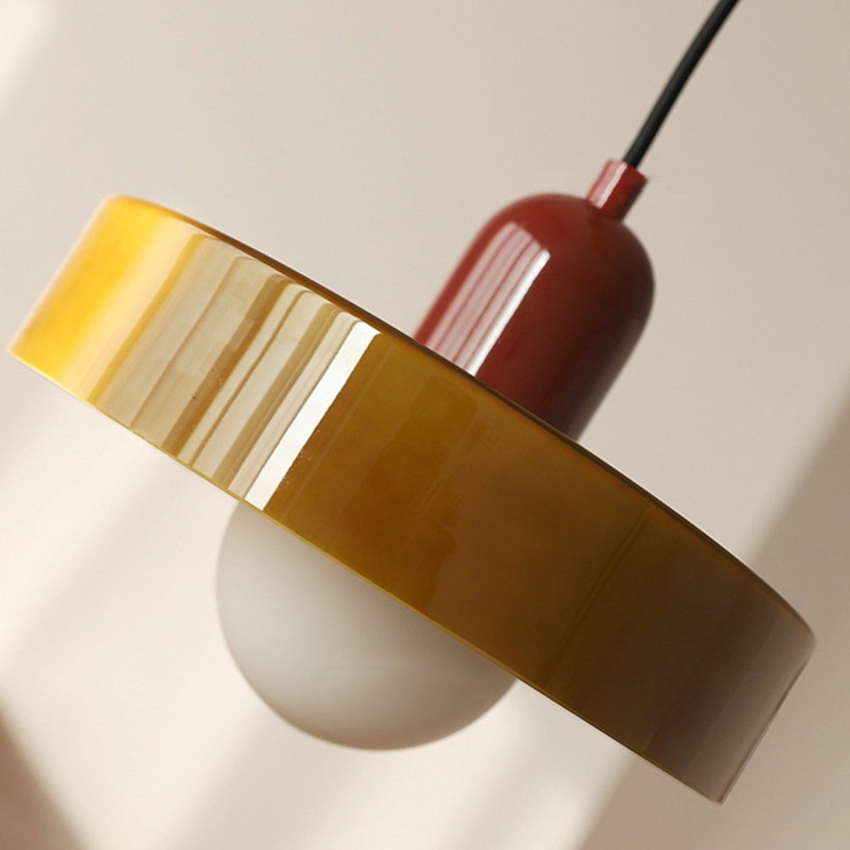 Chromessa – Bauhaus Pendant Light in Coloured Glass