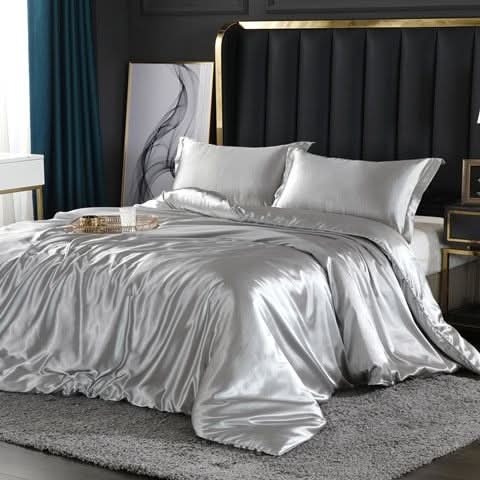 SilkDreamLuxe – Premium Silk/Satin Bedding Set
