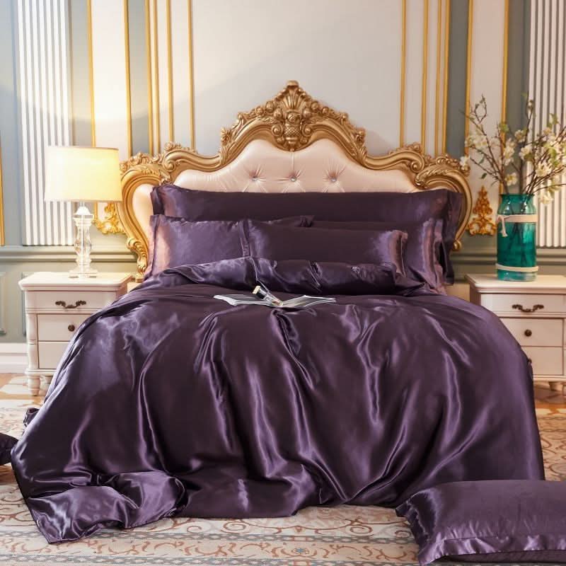 SilkDreamLuxe – Premium Silk/Satin Bedding Set