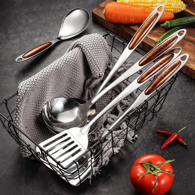 SteelCrafte – Premium Stainless Steel Kitchen Utensil Set – Professional Quality Timeless Design