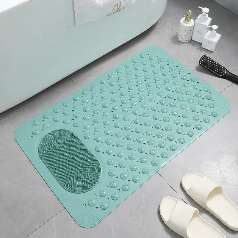 CleanStep – Non-Slip Shower Mat with Built-In Foot Scrubber