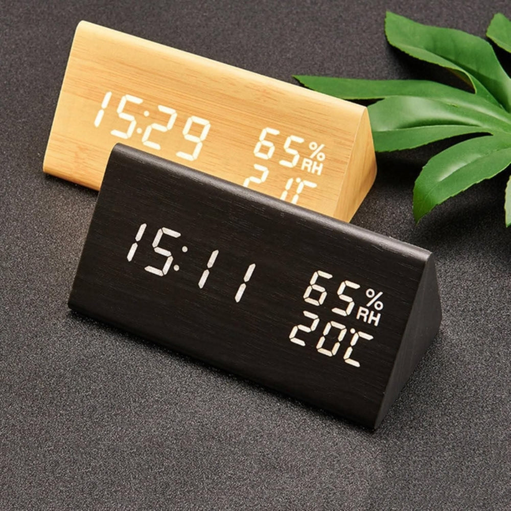 ZenWood – Wooden LED Alarm Clock
