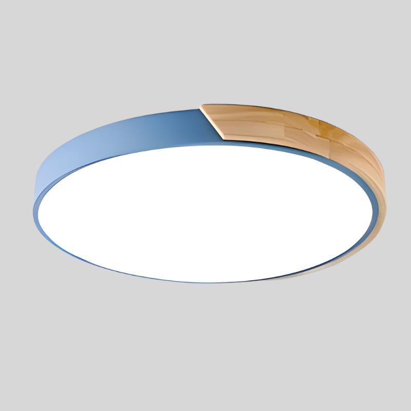 Lumoria – Circular Wooden LED Ceiling Light - Scandinavian light