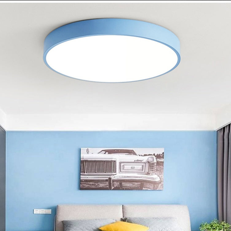 Lumoria – Circular Wooden LED Ceiling Light - Scandinavian light